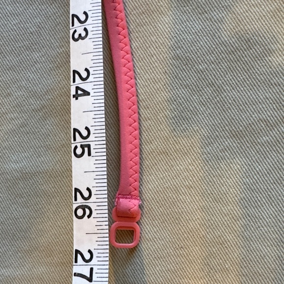 Sweaty Betty Black & White Striped Bikini with Pink Trim - Picture 3 of 11